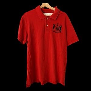 Roots x Douglas Coupland collab Polo shirt XXL